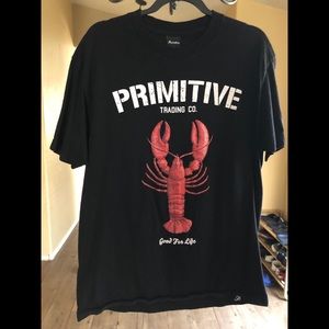 Large Primitive Tee T-Shirt Lobster Streetwear